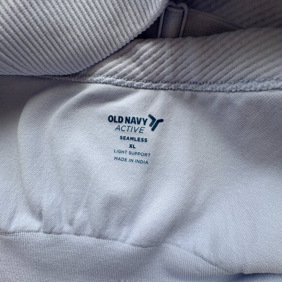 Old Navy Light Support Seamless Ribbed Sports Bra Orchid Purple Size XL NEW - Picture 5 of 6